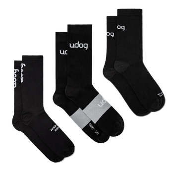 BLACK SOCKS BUNDLE - UDOG - Garage Cycles