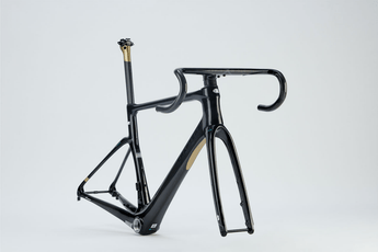 CHAPTER2 KOKO FRAMESET(DISC BRAKE) BLACK + UD W/GOLD (KOURA) - CHAPTER2 - Garage Cycles