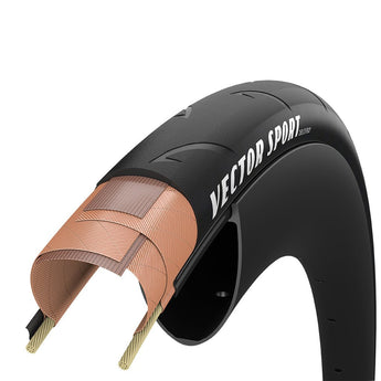 Goodyear Vector Sport 700c Tubeless Tire - Goodyear - Garage Cycles